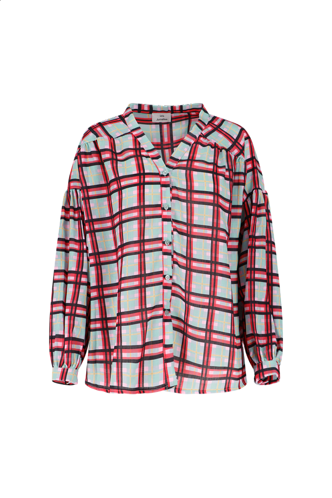 Romee-Checkered-Blouse-PinkAque.png